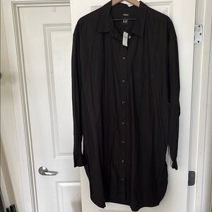 GAP Women's Black Long Sleeve Dress
